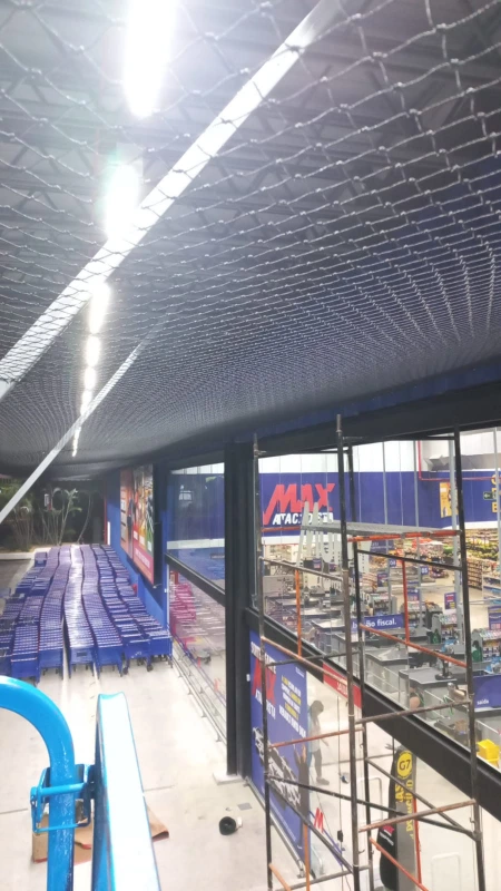 Instalação de redes de proteção no Litoral Paulista