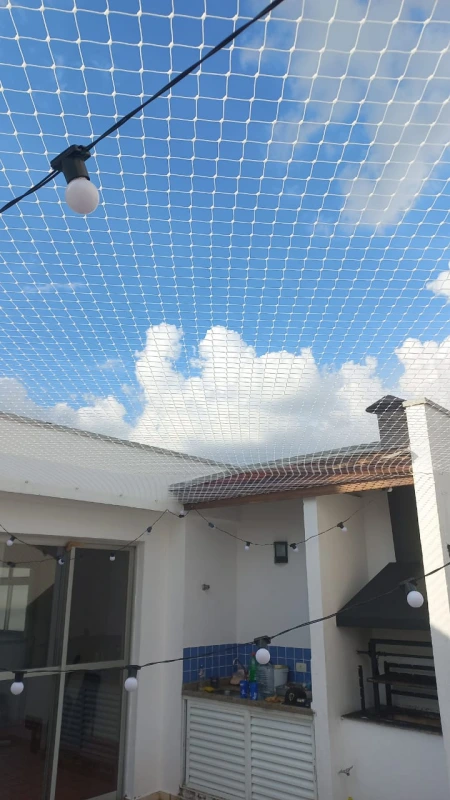 Rede de proteção para crianças em varandas