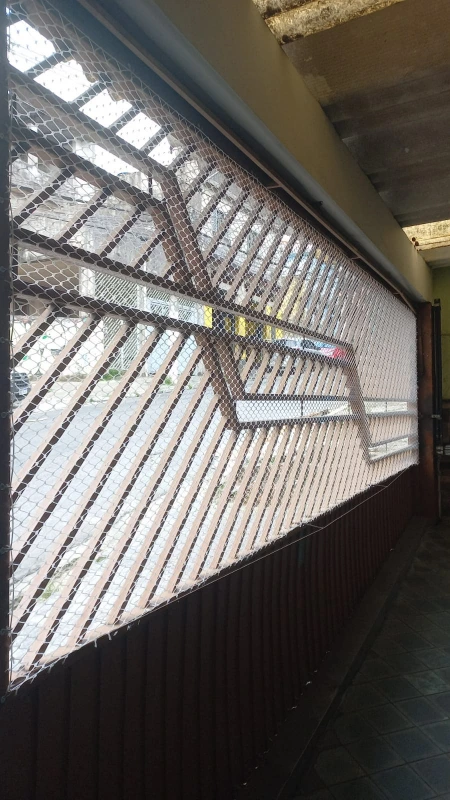 Tela de proteção contra pássaros no Litoral Paulista